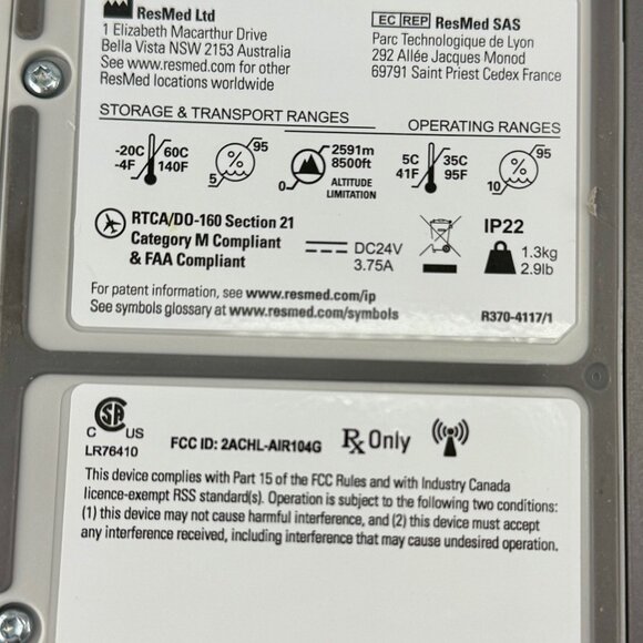 ResMed Aircurve 10S - Only 11 hours - Basically New - Picture 4 of 7